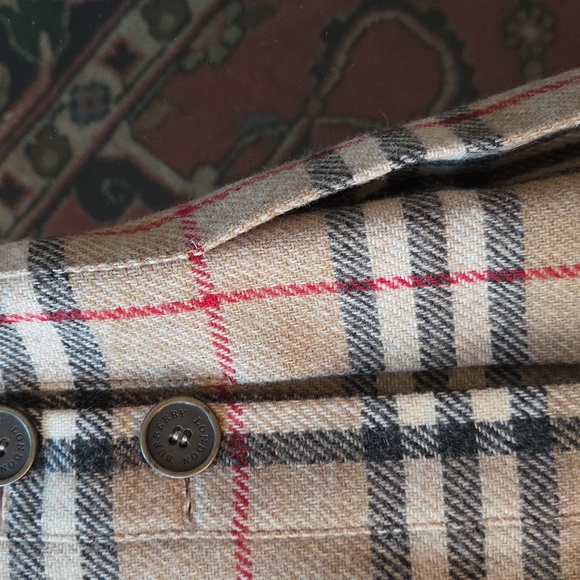 Burberry Beige Plaid A-Line Skirt - Picture 10 of 16